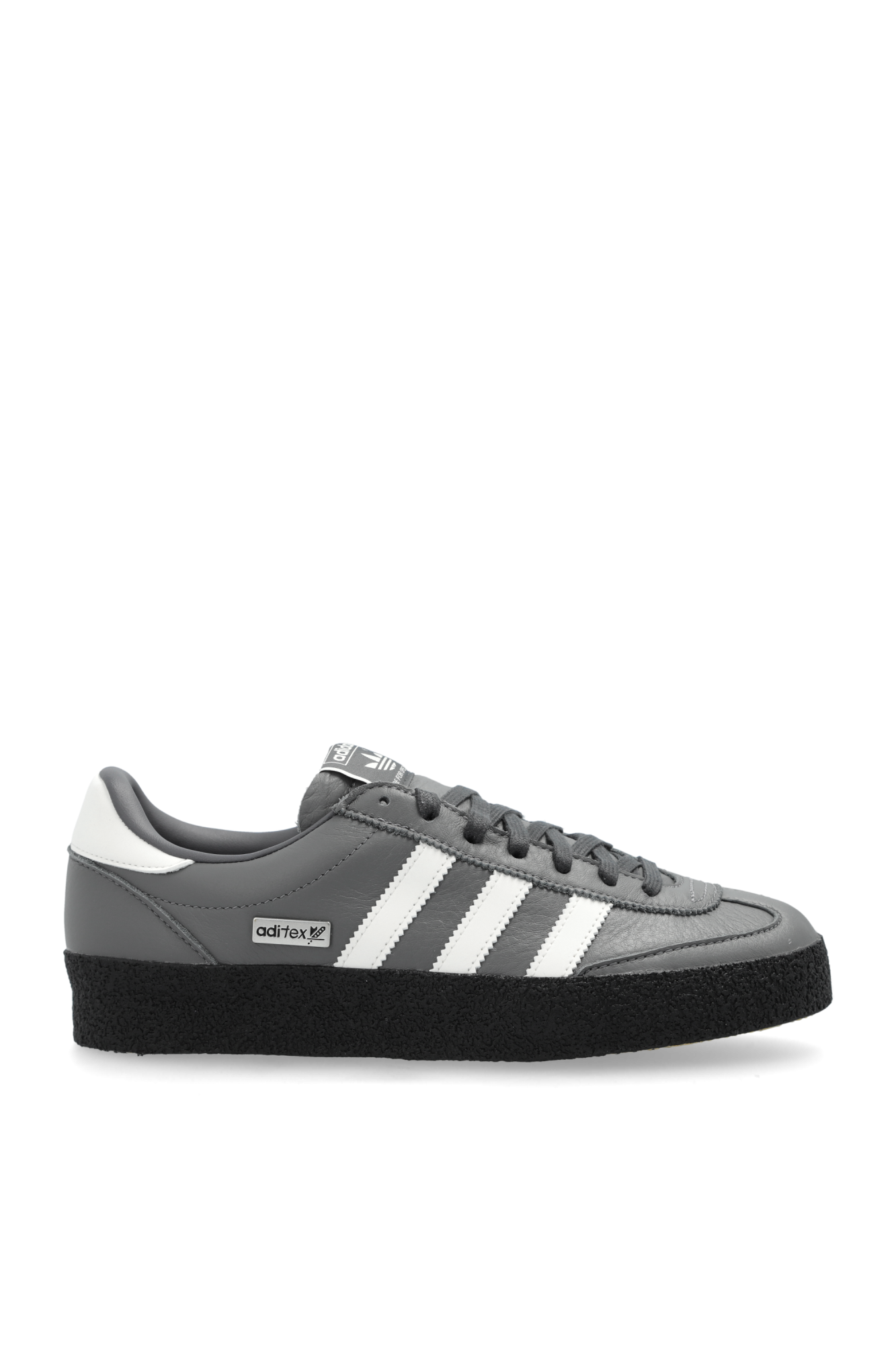 Adidas grey stripe shoes on sale